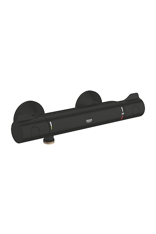 Grohe Grohtherm 800 Termostatik Duş Bataryası Mat Siyah - 1022022430 Siyah