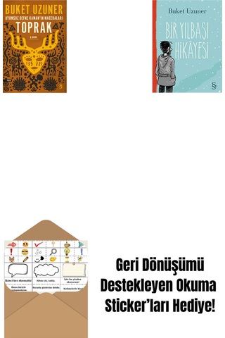 Uyumsuz Defne Kaman'ın Maceraları - Toprak + Bir Yılbaşı Hikâyesi + Okuma Sticker'ları