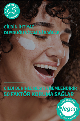 Lucille Vegan Nemlendirici Stick Güneş Kremi - 50 Spf, Uva+uvb