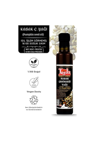 Tijda Kabak Çekirdeği Yağı Soğuk Sıkım 250 ML