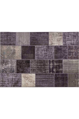 Mudo Home Lıma Koyu Gri El Dikişi Patchwork Halı 200x300 Cm 11182700