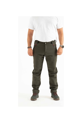 Longberg Kışlık Içi Polarlı Su Ve Rüzgar Geçirmez Softshell Pantolon Haki Prs-1779 Haki