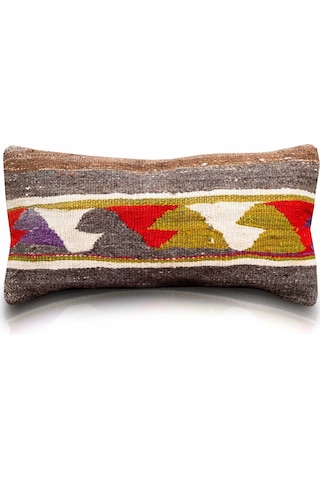 Vintage Kilimli Yastık Kılıfı Pllwrec2459 - 30x60