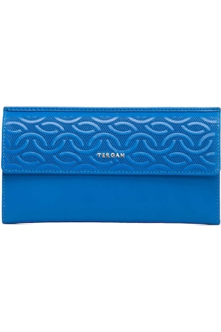 Tergan Mavi Deri Kadın Cüzdan - S1cb00005793-g0q Mavi