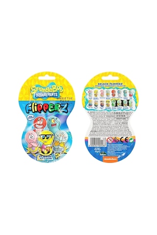 Flipperz Sünger Bob Süngerbob Spongebob Sponge Bob Hacıyatmaz Lisanslı Figürlü Oyuncaklı Şekerleme