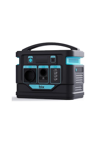 Bix Ps80k Taşınabilir Güç Kaynağı - Ac/dc/usb, Güneş Paneli Uyumlu - 80000mah 296wh 300w Taşınabilir Siyah