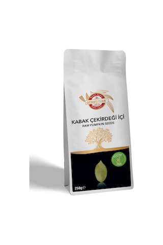 Gürbüzler Glutensiz Kabak Çekirdeği İçi Çiğ 250 G