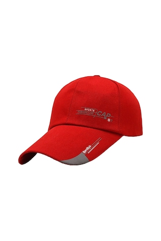 Erkekler İçin Ayarlanabilir Beyzbol Şapkası, Golf Ve Koşu Sporlarına Uygun Rahat Kullanımlı Beyzbol Kaskı, Açık Kırmızı Renkli Outdoor Spor Başlığı Kırmızı