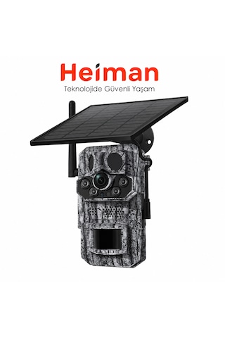 Hm-886 3mp 4g Solar Panelli Gps Black Light Fotokapan