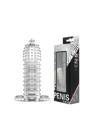 Hızlı Express Baile Silikon Uzatmalı Penis Kılıfı Klitoris Temaslı Dildo