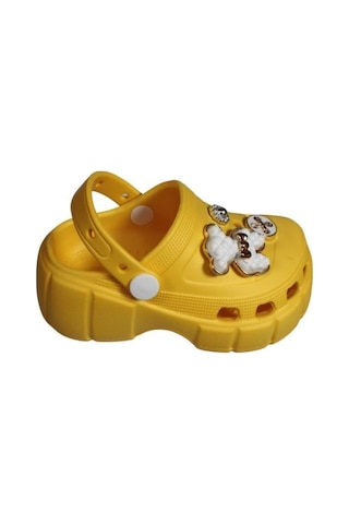 Yazkış Kız Çocuk Önü Kapalı Üzeri Taşlı Terlik 001