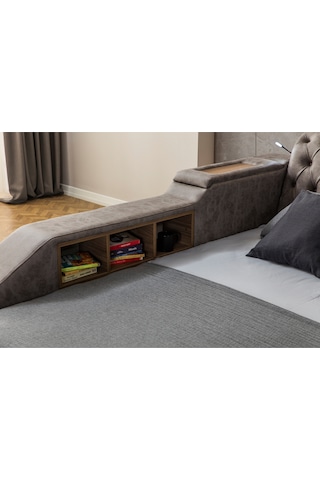 Eymense Dorwell Akıllı Lüx Karyola Kahve