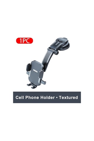 Createtech Seametal Enayi Araç Telefonu Tutucu Dağı Standı Vantuz Smartphone Mobil Cep Textured Type -, Cep Arayanlar İçin -