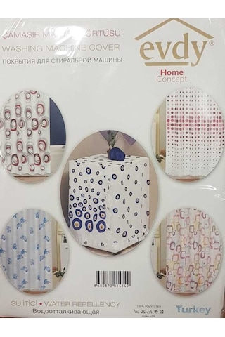 Çamaşır Makinesi Örtüsü Evdy Beyaz 5026 Model Beyaz