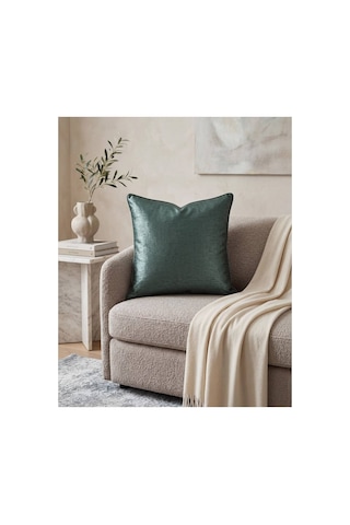 45x45 Cm Yastık Kılıfı Modern Kırlent Kılıfı Sadece Kılıf Yeşil Yeşil