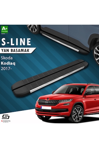 S-dizayn Skoda Kodiaq S-line Krom Yan Basamak 193 Cm 2017 Üzeri