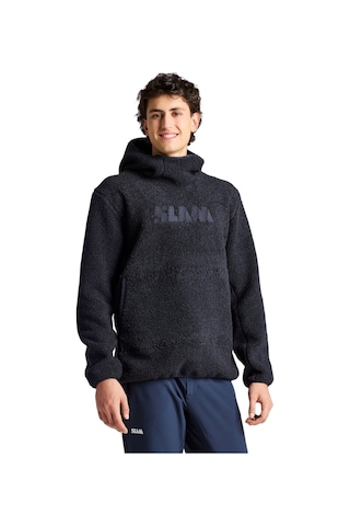Slam Slam Logo Heavy Hoodie Erkek Mavi Sweatshirt W13 Lacivert