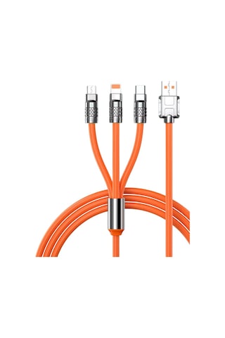 S Line Usb To Lightning,type C, Micro Usb Kablo 1,2 Metre 3in1
