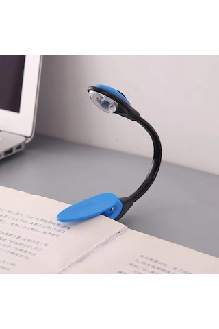 Kitap Okuma Işığı Led Booklight Kıskaçlı Pilli Model Led Işık .