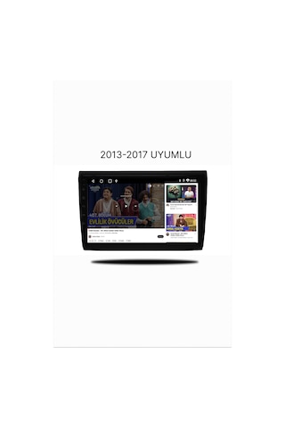 Snp Serisi Fiat 500l 2013-2017 Uyumlu 10" Android Multimedya Sistemi 4-64 Gb Hafıza + Kablosuz Carplay & Geri Görüş Kamerası 10"