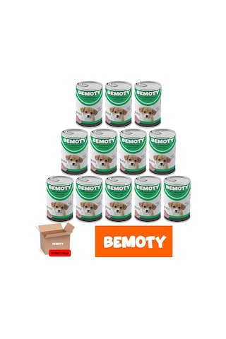 Bemoty Kuzu Etli Yavru Köpek Konservesi 12 x 400 G Bemoty Kuzu Etli Yavru Köpek Konservesi 12 x 400 G