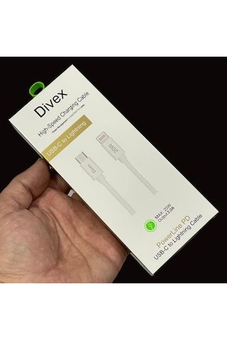 Divex 3.0a 20w Type-c To Lightning Hızlı Şarj Data Kablosu Dc-142