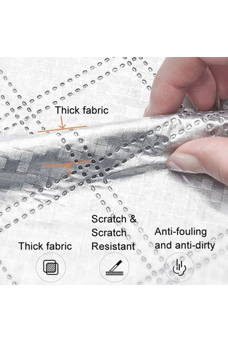 Tongxida Araba Kar Örtüsü - Anti-donma Don Örtüsü - Kış Kalın Araba Giysi - Tam Kapsama Stili