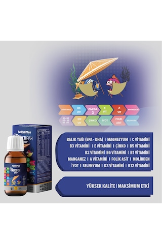 Active Plus Multifish Şurup 150 Ml