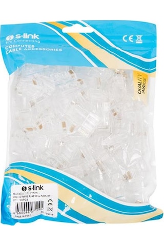 S-Link Yeni Nesil Pense+50 Adet Yeni Nesil Cat6 Jak 8P8C/Rj-45. 6