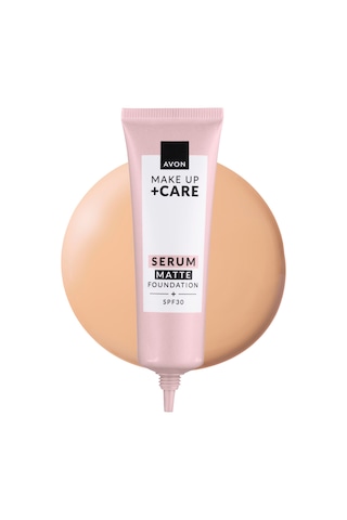 Make Up + Care 3ü 1 Arada Mat Serum Fondöten 30 Ml. 120n Porcelain 0