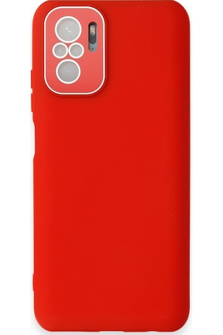FitCase Xiaomi Redmi Note 10 / Note 10s Glass Kamera Korumalı Lansman Silikon Kapak