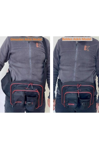 Çok Gözlü Su Geçirmez Ayarlı Bel Ve Omuz Çantası Fonksiyonel