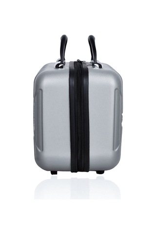 Polo&sky Mars Model Gri Renk Abs Makyaj Çantası El Valizi