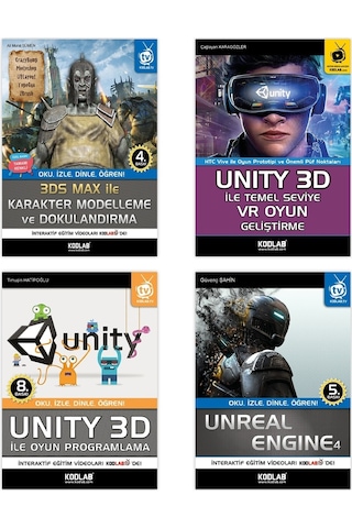 Oyun Programlama Seti 6 - 4 Kitap Takım- Kodlab