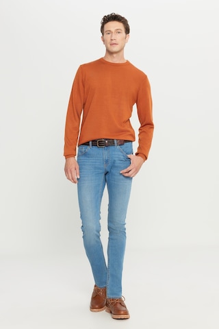 AC&Co / Altınyıldız Classics Altinyildiz Classics Erkek Kiremit Standart Fit Normal Kesim Bisiklet Yaka Triko 4A4923100001KMTXL Kiremit