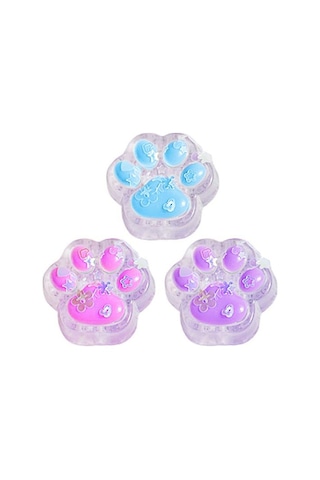 3 Adet Mini Kedi Patisi Sıkma Oyuncak Stres Giderici Yavru Kedi Patisi Sıkıştırma Duyusal