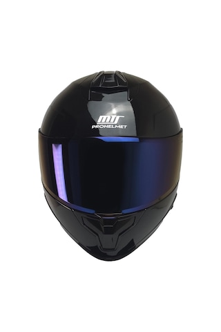 Mts Full Face Double Güneş Vizörlü Ece 22.06R Motosiklet Kaskı Siyah