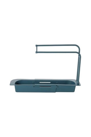 Teleskopik Lavabo Depolama Raf Ayarlanabilir Tahliye Raf Mutfak Yıkama Bezi Sünger Tutucu Raflar Ve Amp Tutucular 19 x 7 CM