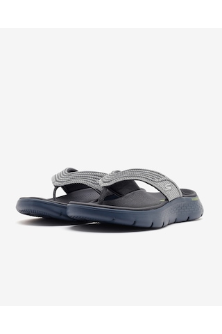Skechers Go Walk Flex Sandal Erkek Gri Parmak Arası Terlik 229214 Gry Gri