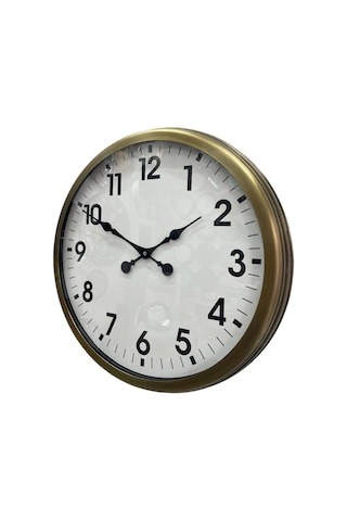 Zentime 60 Cm Eskitme Vintage Duvar Saati Çok Renkli