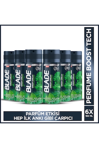 Blade Green Dream Deodorant 6 x 150 ML