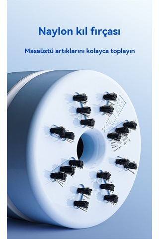 Jifan Masaüstü Elektrikli Süpürge Mavi