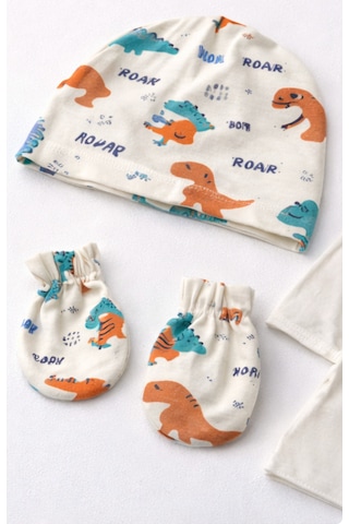 For My Baby 10'lu Bebek Hastane Çıkışı Zıbın Seti Bej