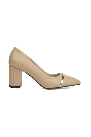 Pierre Cardin® | Pc-51203 - 3478 Krem - Kadın Topuklu Ayakkabı (556186243))
