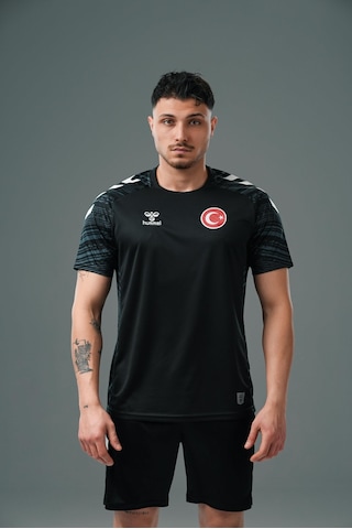 Hummel Milli Takım Line Antrenman Tişört Siyah