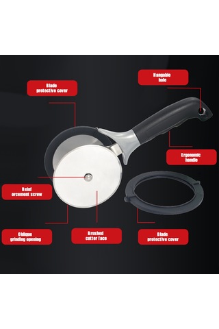 Koruyucu Kapaklı Salata Doğrayıcı Çift Tekerlekli Salata Gümüş Gümüş