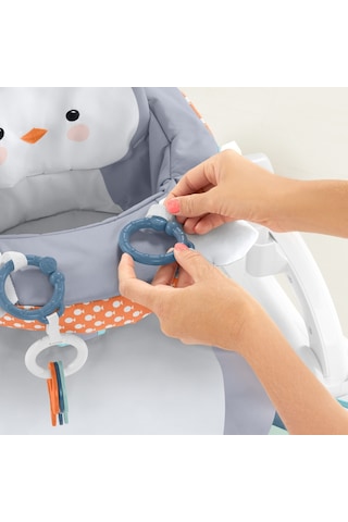 Fisher Price Penguen Adası Mama Tepsisi Hayvan Temalı Taşınabilir Ana Kucağı