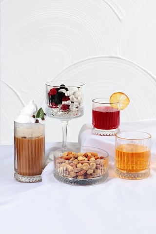 Paşabahçe Elysia 20 Parça Su Bardak - Meşrubat Bardağı Ve Çerezlik Seti Takımı