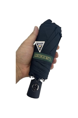 April A-210g A6 Süper Mini 8 Telli Tam Otomatik Şemsiye Siyah