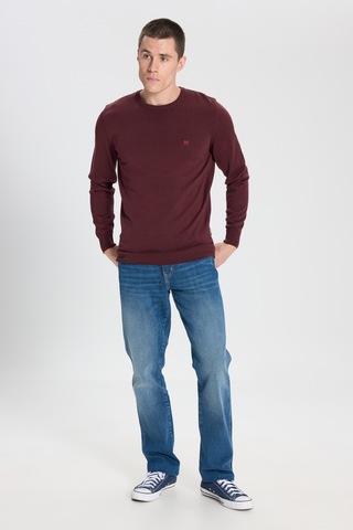 Regular Fit Normal Kesim Bisiklet Yaka Açık Yeşil Triko Kazak W8A02P299 Açık Yeşil